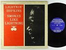 Lightnin' Hopkins - Smokes Like Lightning LP - Prestige Bluesville Mono RVG
