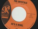 The Crystals - He's A Rebel b/w I Love You Eddie - Philles 106 Rare Orange Label
