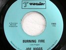 JOE HIGGS/RUPIE 45 Burning Fire/Fire Burn NEAR MINT on Tranquility reggae c4707