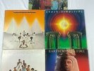 EARTH, WIND & FIRE 5 x LP LOT: Spirit/I Am/Raise /Open Your Eyes/Head to the Sky