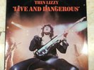 Thin Lizzy Live And Dangerous 1978 2LP Gatefold, NM Vinyl/EX Cover