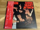 QUEEN, SHEER HEART ATTACK, VINYL LP 1974 JAPANESE PRESS, INSERTS, OBI, SUPERB CO
