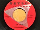 CONTINENTALS I'm Gone /Blue Moments 45 RPM Vinyl on Gaylo 1966 Texas Garage Orig