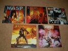 W.A.S.P. (WASP) - 5 VINYL LPs - 84-89 inc. LAST COMMAND / ELECTRIC CIRCUS / RAW