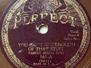 Famous Hokum Boys on Perfect 78 Rpm 161 YOU CANT GET ENOUGH OF THAT STUFF