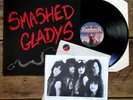 SMASHED GLADYS - Self titled (1985) Vinyl, LP - w/ promo package - Glam Rock EX