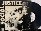Social Justice – Unity Is Strength LP 1989 Safe Side Records – 1 VG+/VG+