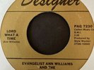 Evang. Ann Williams 70s Gospel 45 on Designer   You Been Good To Me   Hear