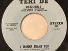 Sonny Craver - I Wanna Thank You 45 Teri De rare Northern soul ex