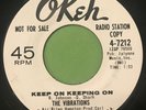 The Vibrations - Keep On Keeping on 45 Okeh Northern soul Promo ex