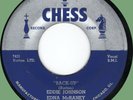 EDDIE JOHNSON (w/ Edna McRaney) Back Up 45rpm Chess 1952 raunchy jump blues