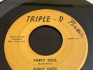 BUDDY KNOX / JIM BOWEN Party Doll / I'm Stickin' With You TRIPLE-D Rockabilly 45