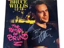 1987 Autographed Vinyl Record BRUCE WILLIS The RETURN Of BRUNO Die Hard COA