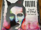 MARILYN MANSON - LEST WE FORGET BEST OF- 2 X COLOURED VINYL SUPER ITEM RARE