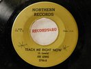 Rare Joe Lewis 45 Northern Records 3746 Teach Me Right Now / Little Bo Peep