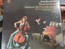 Beethoven Jacqueline du Pré Daniel Barenboim ? Five Cello Sonatas  3LP NM