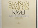 SAMSON FRANCOIS, CLUYTENS - RAVEL the 2 piano concertos COLUMBIA FCX836 LP