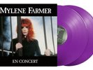 Mylene Farmer Album double 33T En Concert Exclusivité Vinyles couleur Violets
