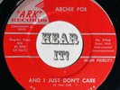 OH Country Bopper Rockabilly 45 ARCHIE POE Honey / And I Just ARK Rite rare hear