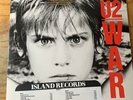 RARE CLASSIC LP VINYL ALBUM: U2 - War - PROMO (FB)