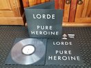 LORDE PURE HEROINE NEWBURY COMICS LTD EDITION NEAR MINT CLEAR VINYL RECORD.