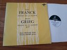 FRANCK-GRIEG / P. DOUKAN violon-T. COCHET piano  LP ERATO LDE 3091  EX