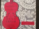 HOMMAGE A SARASATE PAR DEVY ERLIH .Label DUCRETET THOMSON  N°250 C037 