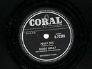 CLASSIC 1957  UK No.6  BUDDY HOLLY  78  PEGGY SUE / EVERYDAY  CORAL Q 72293  V