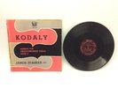 Kodaly Period Records SPL 510 Sonata Unaccompanied Cello Opus 8 Vinyl Record