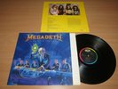 Megadeth LP - Rust IN Peace / 1990 Eu Capitol Records Press IN Mint