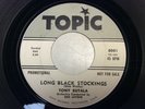 Tony Butala 45 Rockabilly Teen Rocker Long Black Stockings Topic DJ Promo VG+