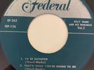 Rare R&B Doo-Wop EP 45/ Billy Ward & Dominoes    Federal 262