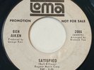 BEN AIKEN: SATISFIED / THE LIFE OF A CLOWN - 1967 VG++ NORTHERN SOUL PROMO 45rpm