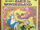 Walt Disney - Alice in Wonderland LP Disneyland 3909 1969 Red Label w/ Book VG+