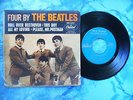 RARE 1964 original FOUR BY THE BEATLES EP 45 + cover CAPITOL east coast SCRANTON