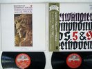 FURTWANGLER BEETHOVEN SYMPHONY NO.5 & 9 ANGEL AA-8188,9 JAPAN OBI VINYL 2LP