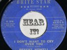 Starday Custom Rockabilly Country 45 REBERT HOWELL I Don't Want BRITE STAR hear