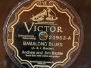 Victor 20962 Baxter Brothers  BAMALONG BLUES 1927  Georgia Blues 78 rpm E-/V+