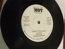 1988 Soul Funk 45 rpm record I Want Your Love Louie Gordon EXC+/NM