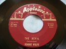 RONNIE WOLFE 45 Applause Records 8-1247 The Devil / First Time And Forever - VG+