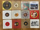 (25) Christmas 45 records Elvis, Bing, Streisand, McCartney, Bruce, Classic RARE