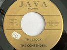 Doo Wop THE CONTENDERS The Clock / Look At Me JAVA Rare Original 45 NM