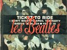 Les Beatles - 45 T EP Ticket to ride (rare pochette surimpression - 1965)