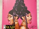 SIGNED Cardi B WAP feat. Megan Thee Stallion Limited Gold Vinyl Record Autograph