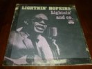 LIGHTNIN' HOPKINS 33RPM LP LIGHTNIN' AND CO. BLUES FOLK BLUESVILLE RECORDS