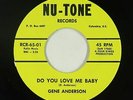 Northern/Sweet Soul 45 - Gene Anderson - Do You Love Me Baby - Nu-Tone VG++ mp3