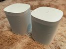 1 x Sonos One SL + 1 Sonos One 2nd Gen Speakers - White