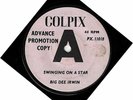 BIG DEE IRWIN  SWINGING ON A STAR  UK COLPIX PROMO FREE UK POST