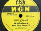 COUNTRY 78 - HANK WILLIAMS - JAMBALAYA (ON THE BAYOU) - MGM - HEAR LISTEN