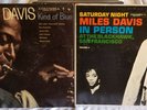 4 MILES DAVIS VINYL LP RECORDS, KIND OF BLUE CL 1355, IN PERSON CL 1670  (2)